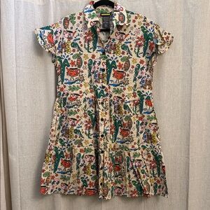 Nooworks Multicolor Graphic Mini Dress